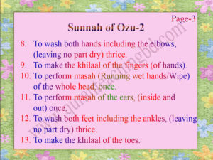 SUNNAH OF OZU